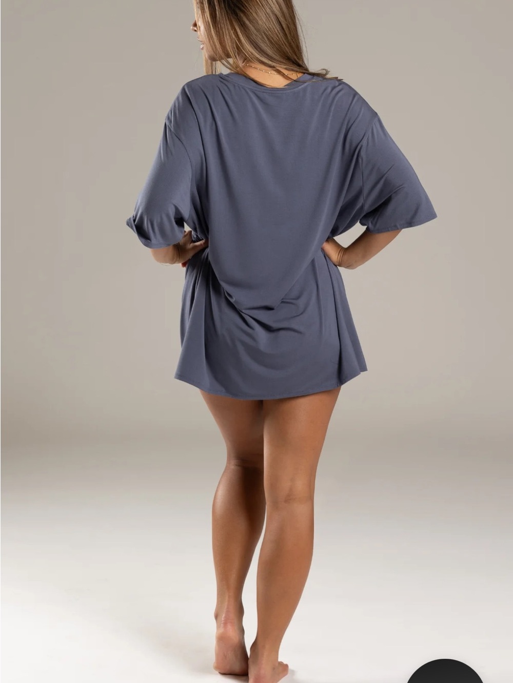 P’tula Bamboo Sleep Shirt Morning Haze